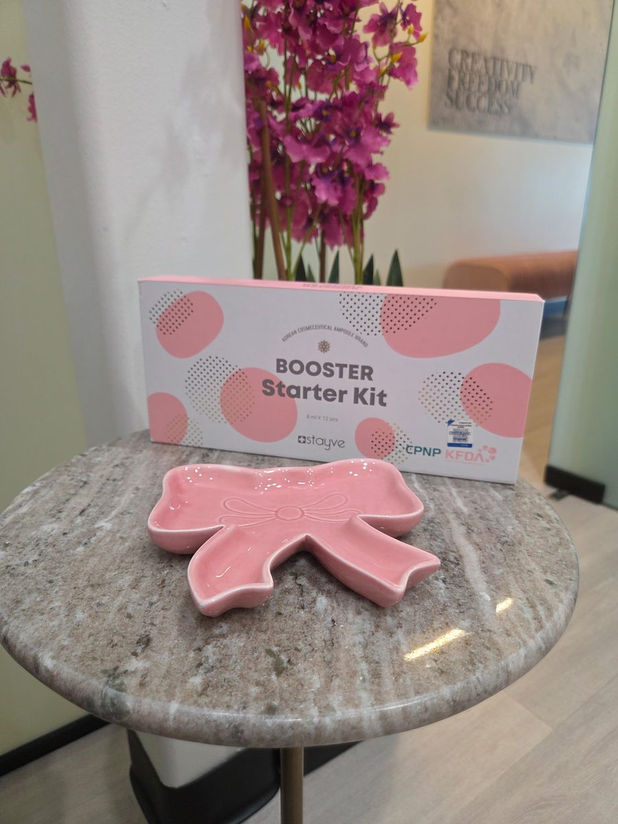 Stayve Booster Starter Kit in the consultation area