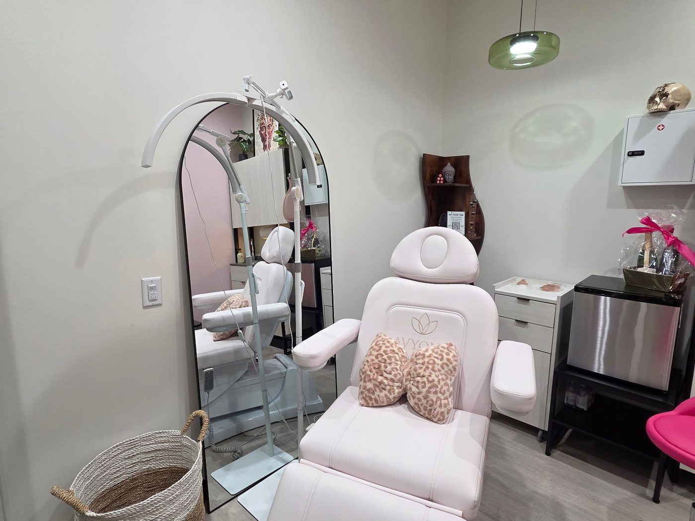 The treatment room at Infinite Glow Aesthetics